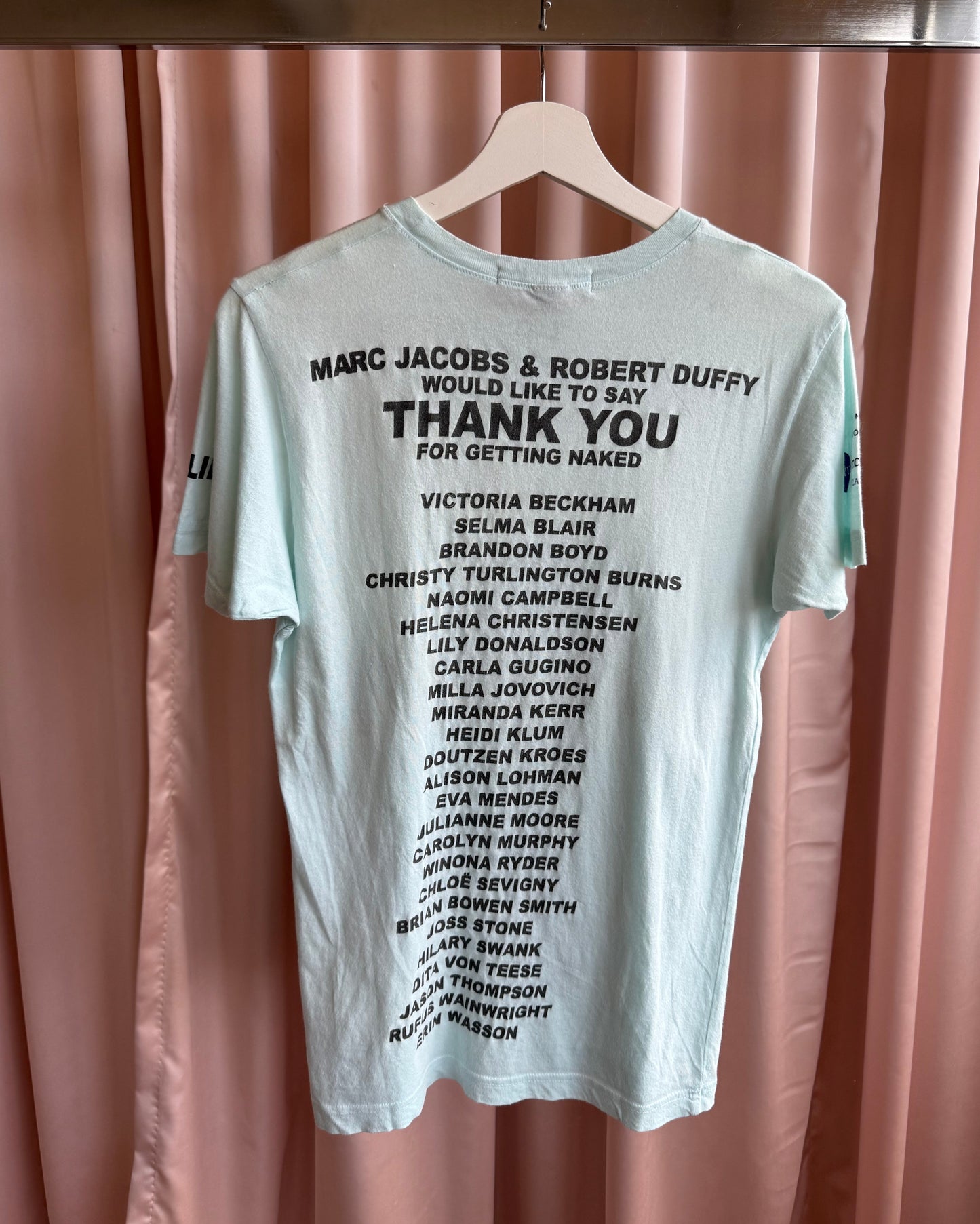 Marc Jacobs "Protect The Skin You're In" Lily Donaldson T-Shirt