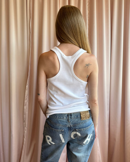 Skull Print Tank Top
