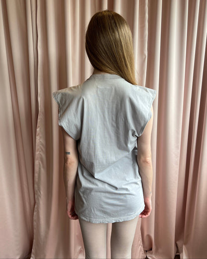 MM6 S/S 2012 Grey Rectangular T-Shirt