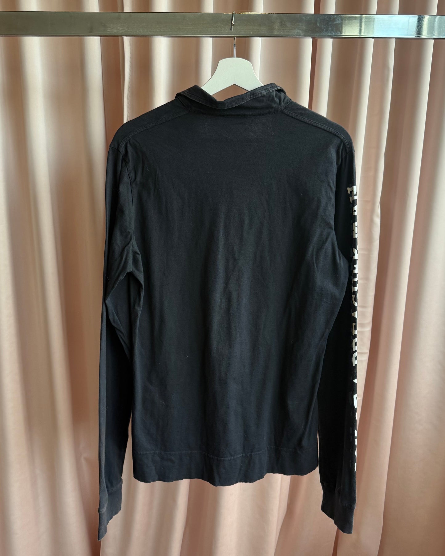 Dsquared² F/W 2005 "Son of a Preacher Man" Black Long Sleeve Polo Shirt