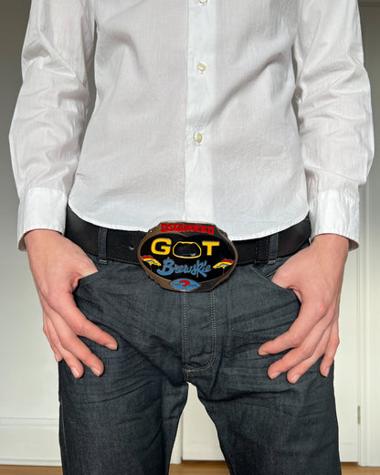 Dsquared² "Got Brewskie" Bottle Opener Belt