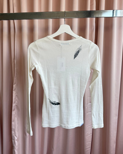 Hysteric Glamour Skull & Wings Long Sleeve Top