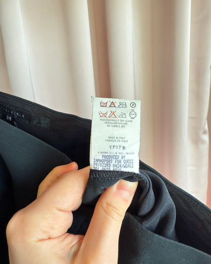 Gucci F/W 1999 by Tom Ford Black Slim Cut Trousers