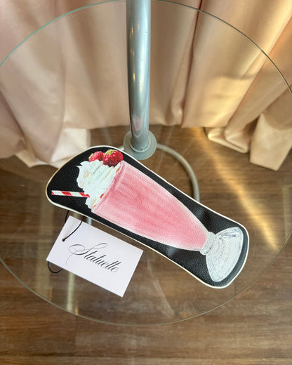 Undercover S/S 2020 Strawberry Milkshake Faux Leather Pouch Case