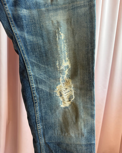 Dsquared² F/W 2007 Distressed Mud Wash Denim