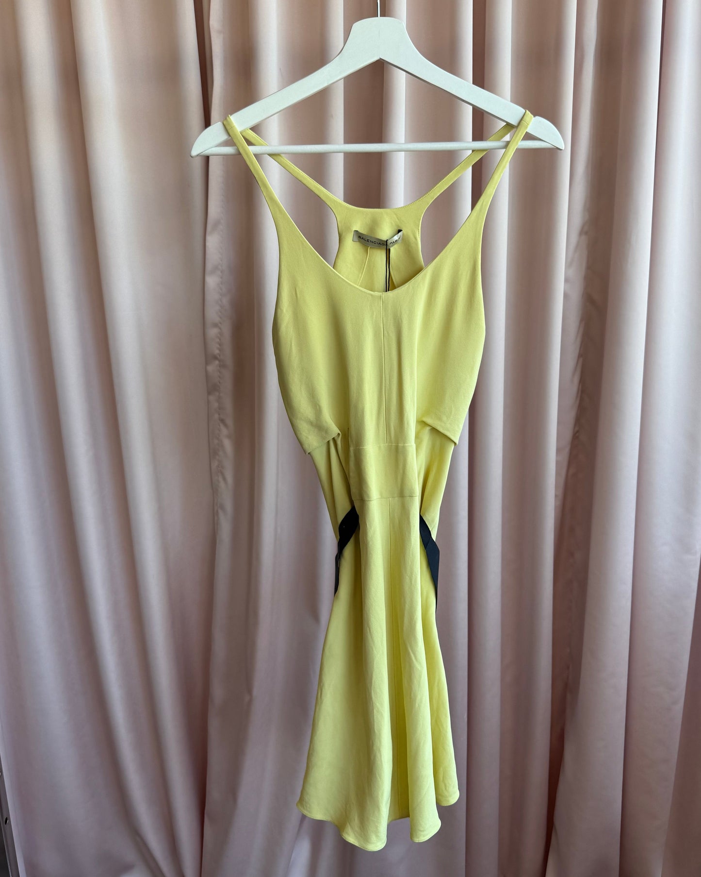 Balenciaga Resort 2013 by Ghesquière Belted Silk Blend Dress
