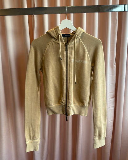 Dsquared² F/W 2007 Tan Zip Up Hoodie