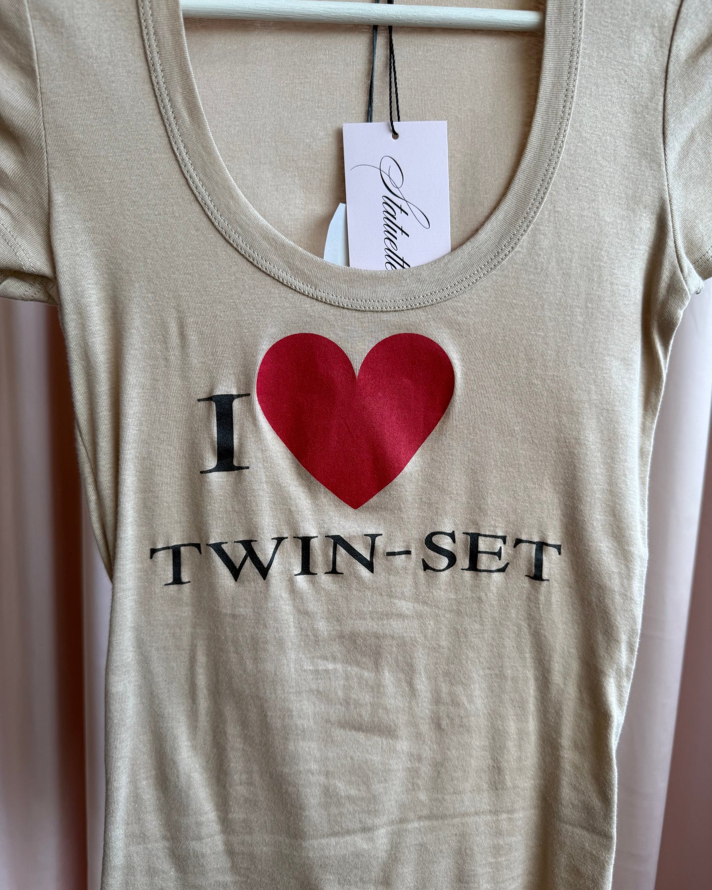 Twin-Set Simona Barbieri Deadstock "I Love Twin-Set" Top