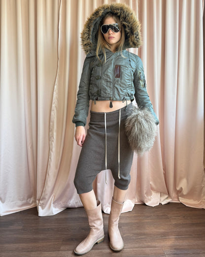 Rick Owens F/W 2016 Mastodon Dust Wool Pod Shorts