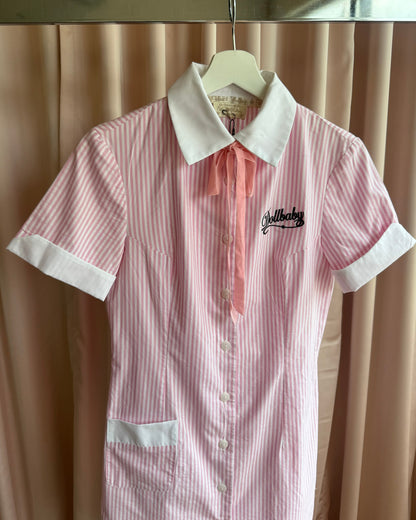 Wheels & Dollbaby Summer 2014 Pink & White Candy Daze Dress