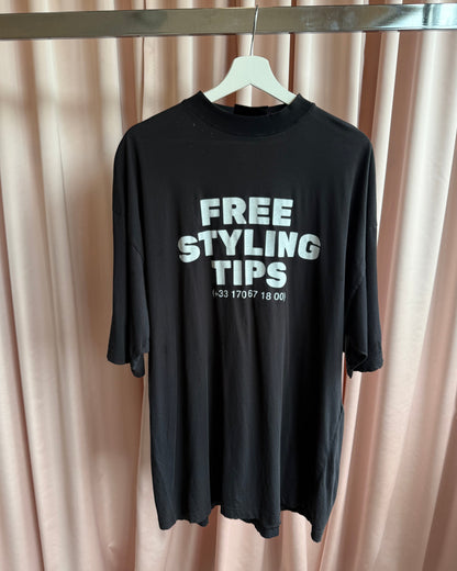 Balenciaga S/S 2023 "Free Styling Tips" Oversized T-Shirt