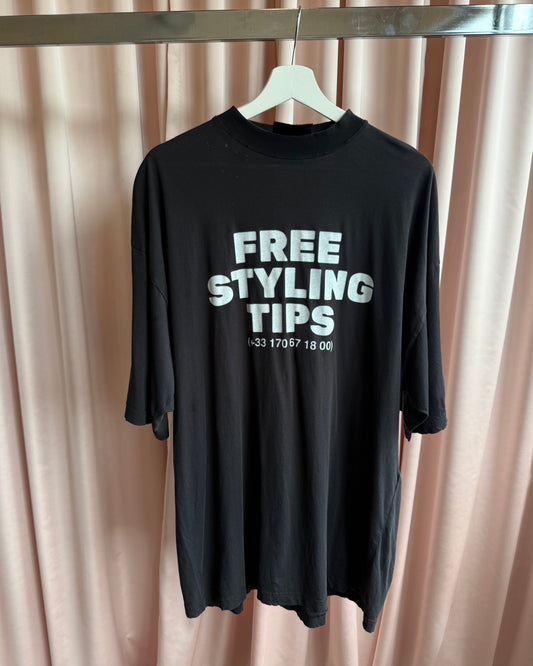 Balenciaga S/S 2023 "Free Styling Tips" Oversized T-Shirt
