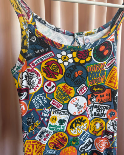 Hysteric Glamour 90's All Over Print Tank Top
