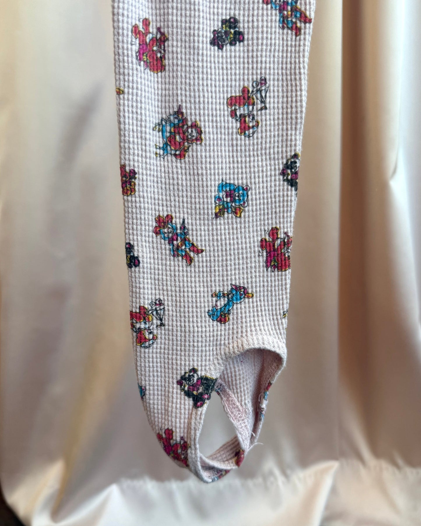 Hysteric Glamour 90's Animal Print Waffle Knit Stirrup Leggings