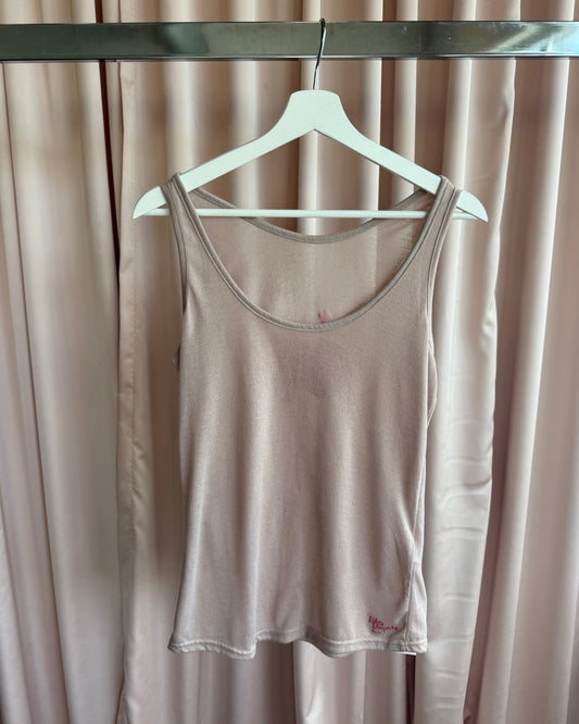 Lolita Lempicka x Biba Pink Cameo Lamp Print Tank Top