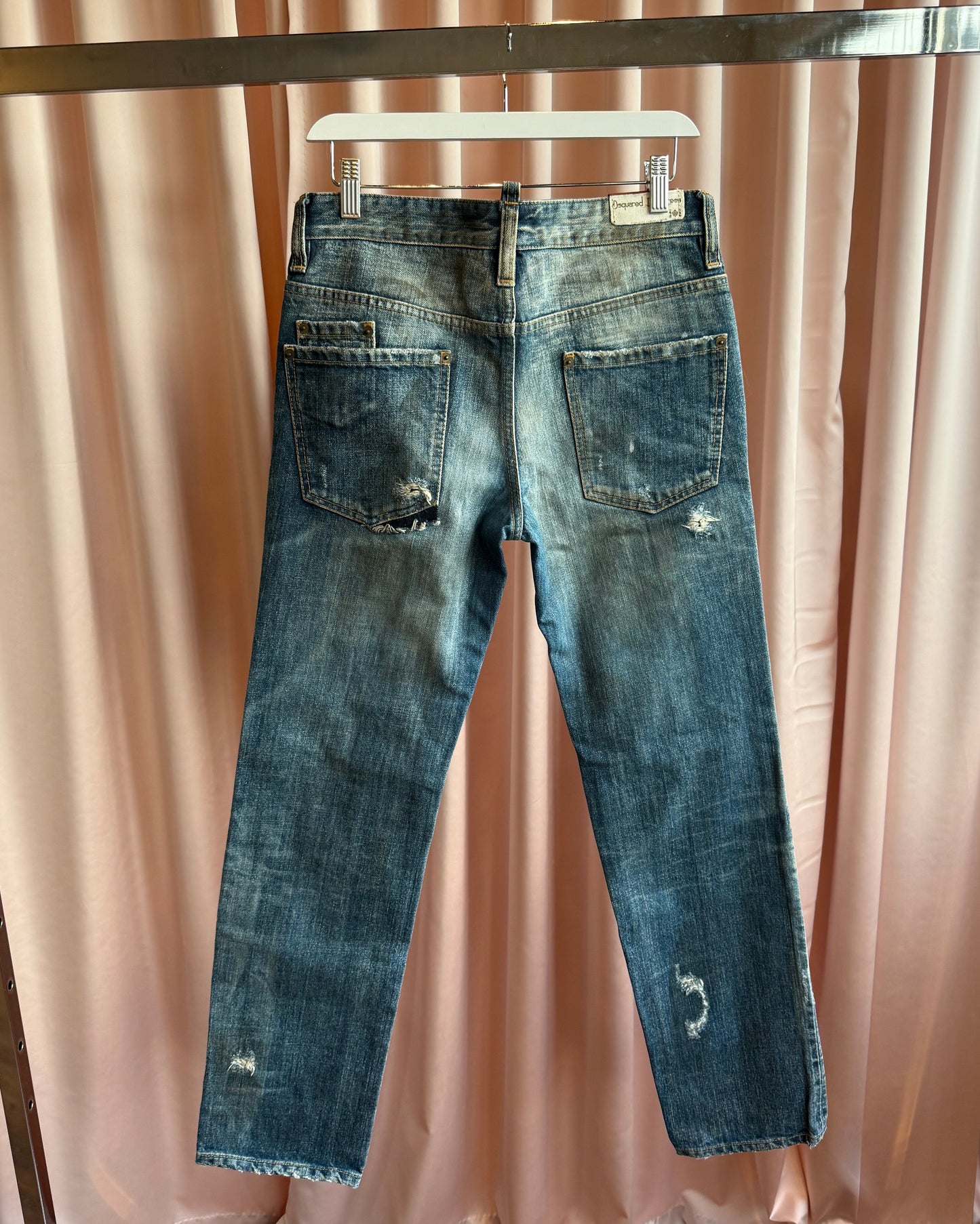 Dsquared² F/W 2007 Distressed Mud Wash Denim