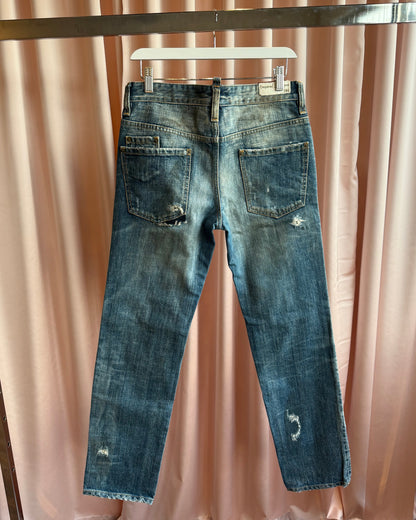 Dsquared² F/W 2007 Distressed Mud Wash Denim