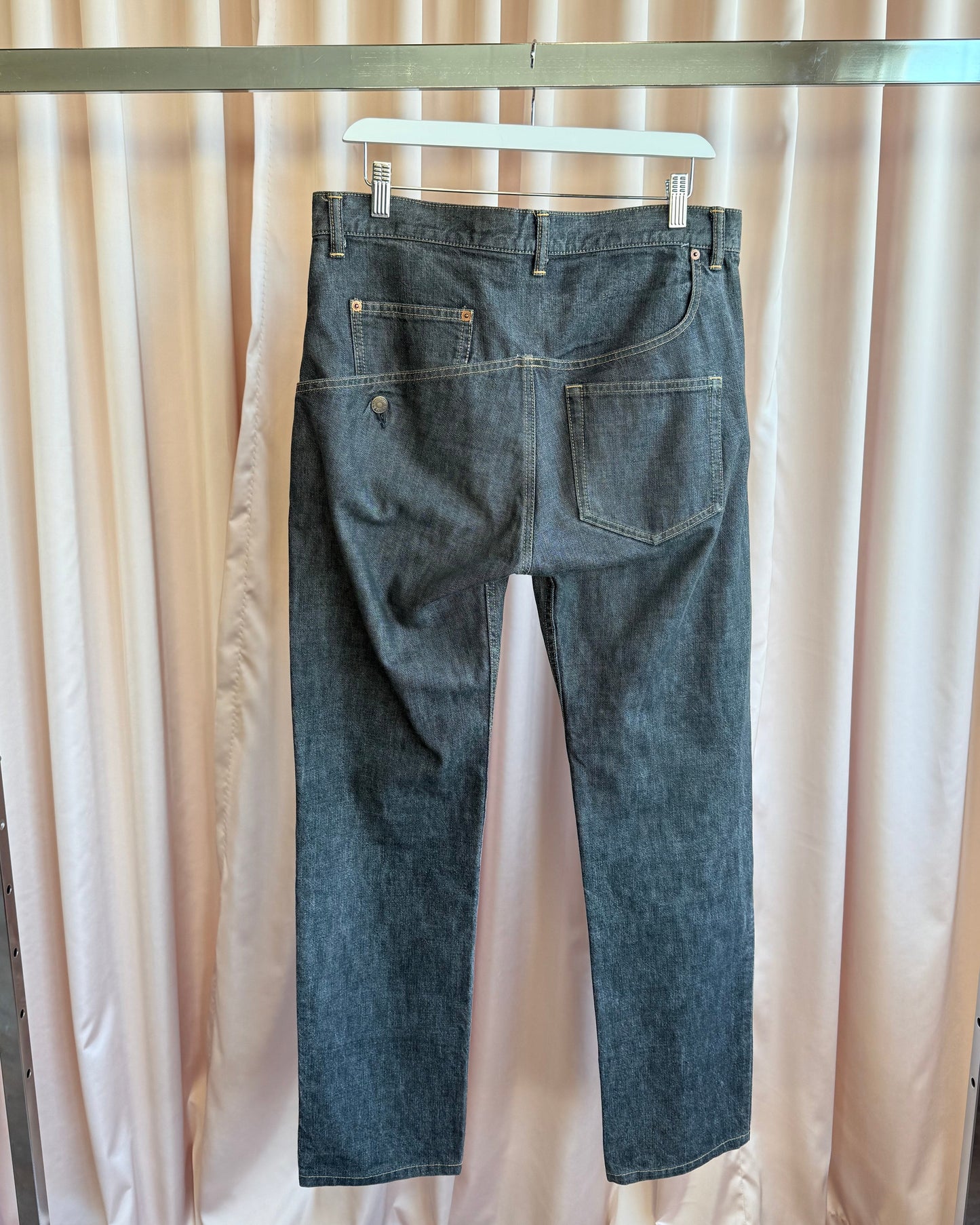 Yohji Yamamoto Y’s 90's Sideways Asymmetric Denim