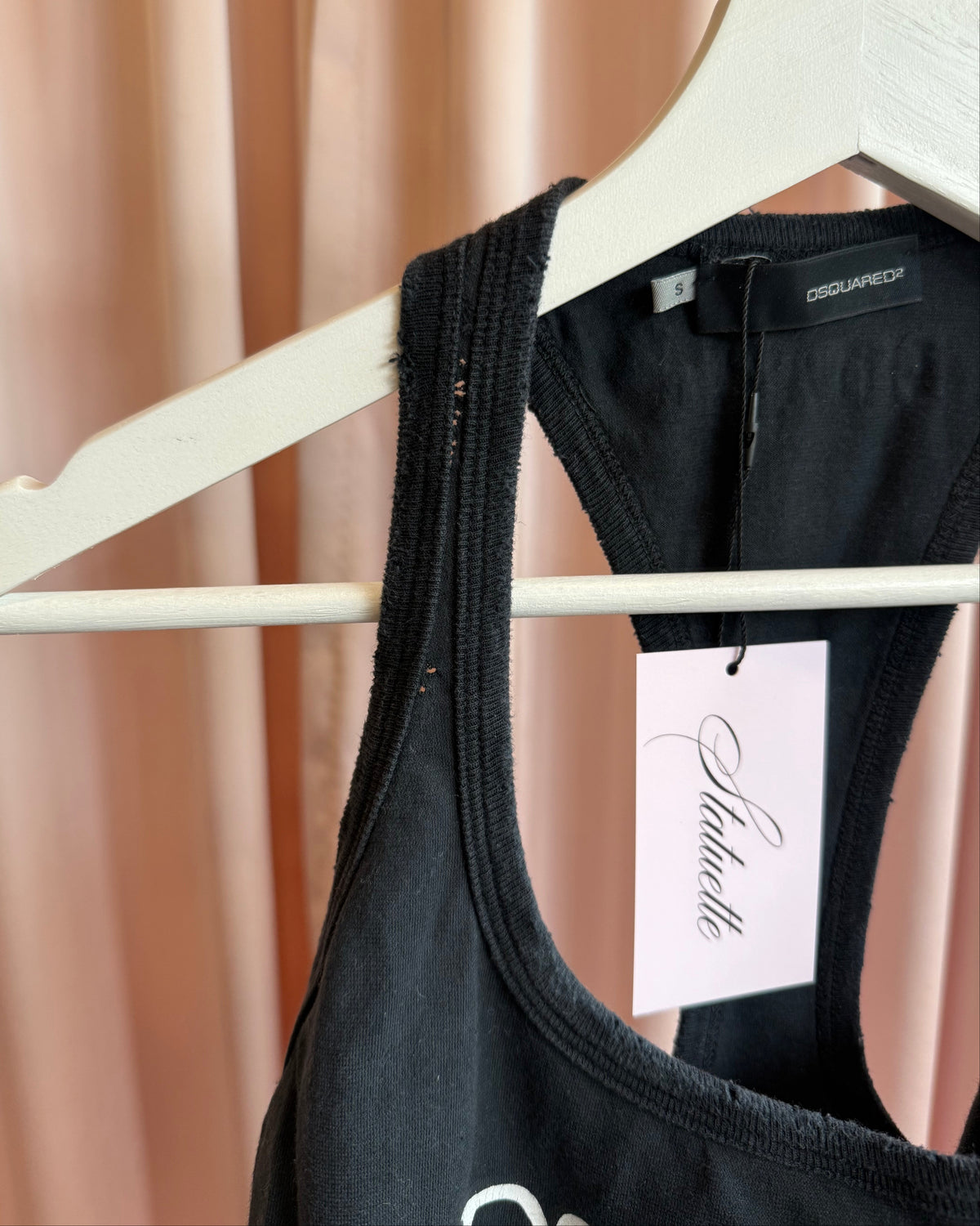 Dsquared² S/S 2005 "Dean & Dan Do It Better" Graphic Black Tank Top