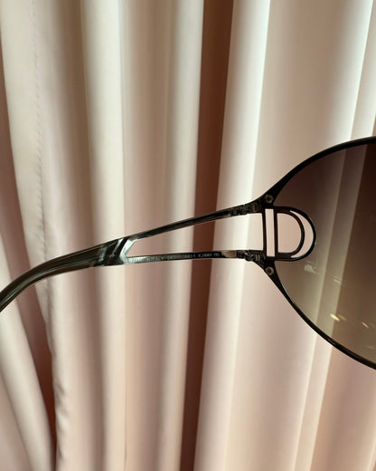 Dior 2000's Diorissimo 1 Oversized Sunglasses