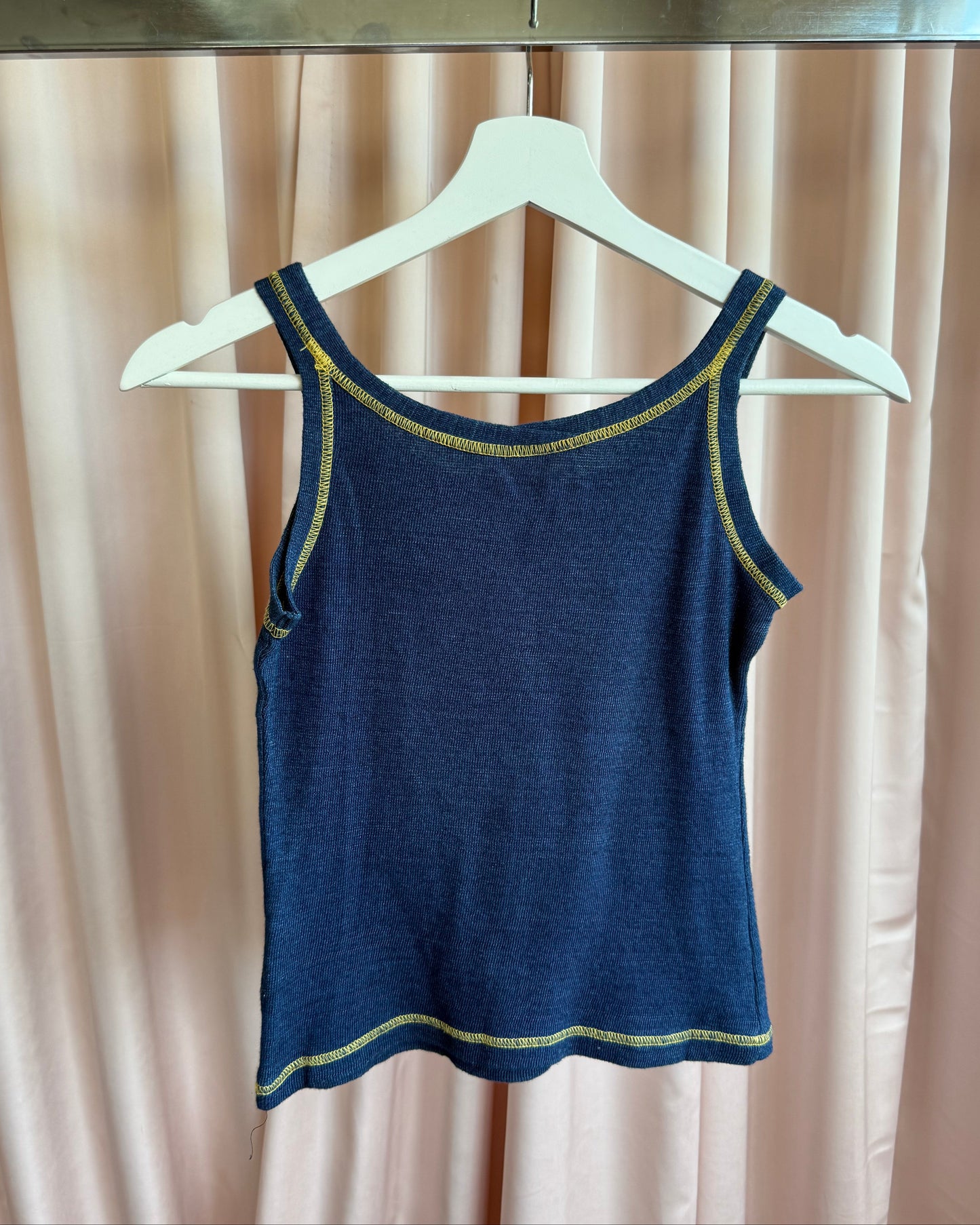 Hysteric Glamour 90's Football Girl Blue Tank Top