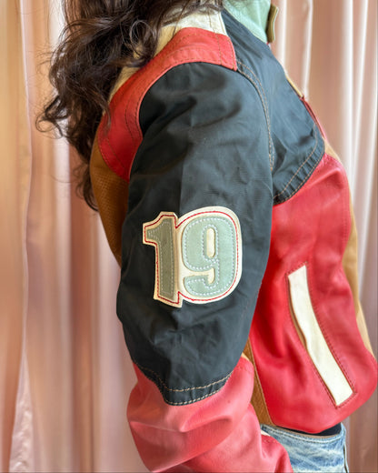 Dsquared² S/S 2005 Leather Patchwork Racer Jacket