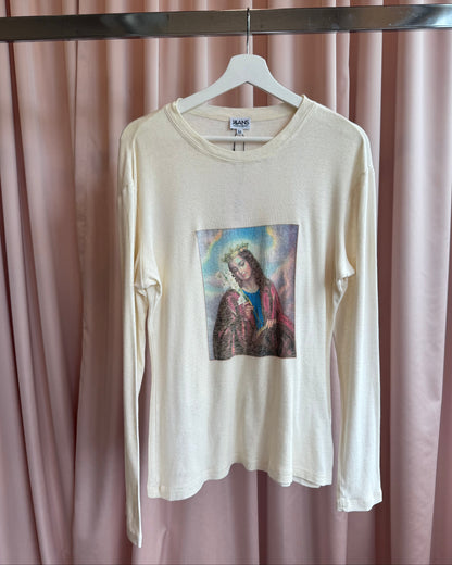Dolce & Gabbana J&ans St Catherine of Alexandria Graphic Long Sleeve T-Shirt