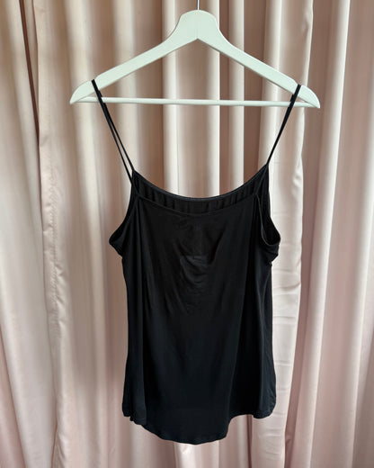 Chantal Thomass X Damart "Secrets" Graphic Black Tank Top