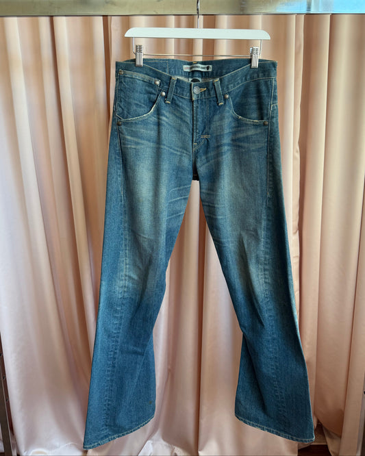 Levi's Engineered Jeans Faded Blue Twist Denim
