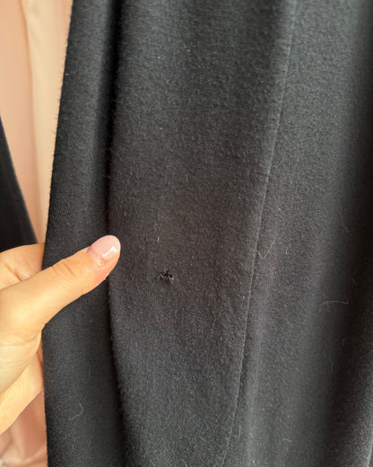 Italian Brand Black Long Bell Sleeve Tie Dress