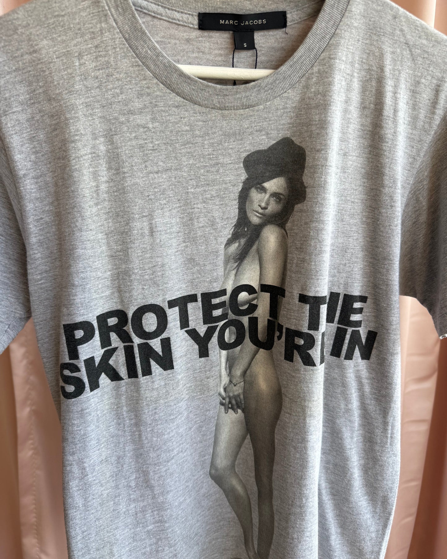 Marc Jacobs "Protect The Skin You're In" Helena Christensen T-Shirt