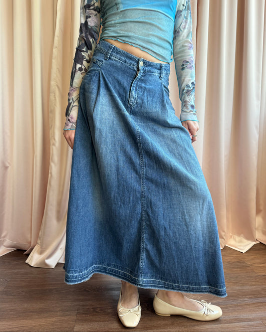 Hysteric Glamour Denim Maxi Skirt