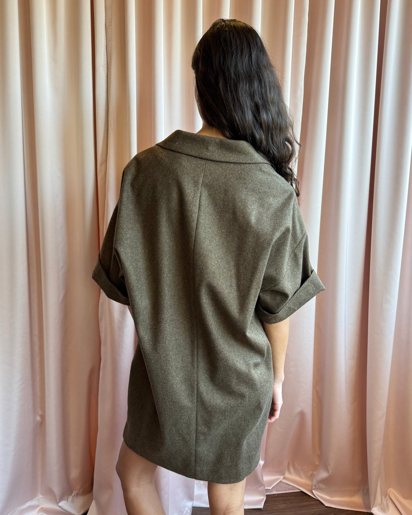 Isabel Marant Wool & Cashmere Collared Dress