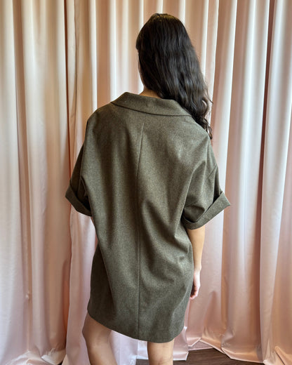 Isabel Marant Wool & Cashmere Collared Dress