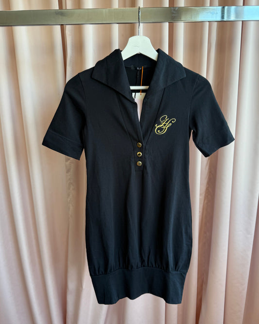 Japanese Brand Sly Deadstock Black Shirt Dress