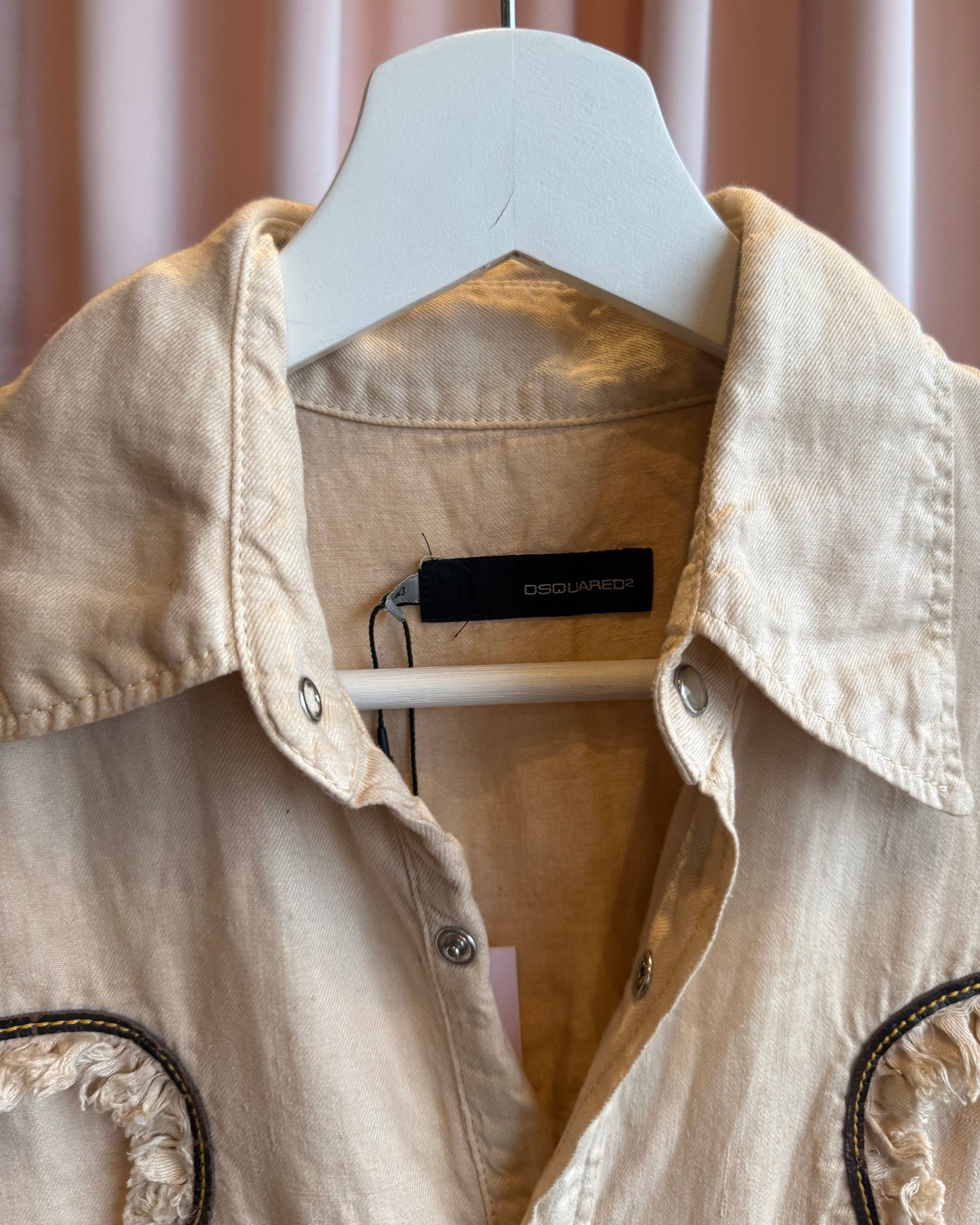 Dsquared² S/S 2006 Runway Western Short Sleeve Shirt Dress