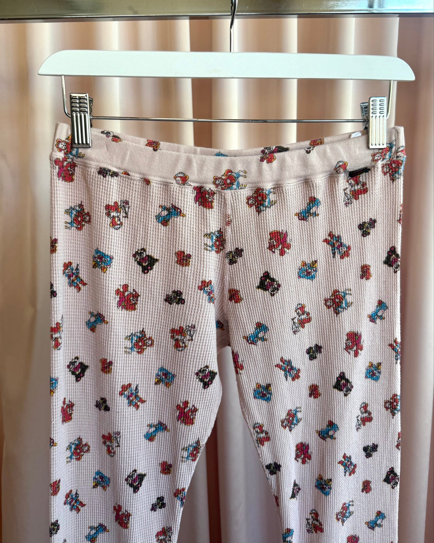Hysteric Glamour 90's Animal Print Waffle Knit Stirrup Leggings
