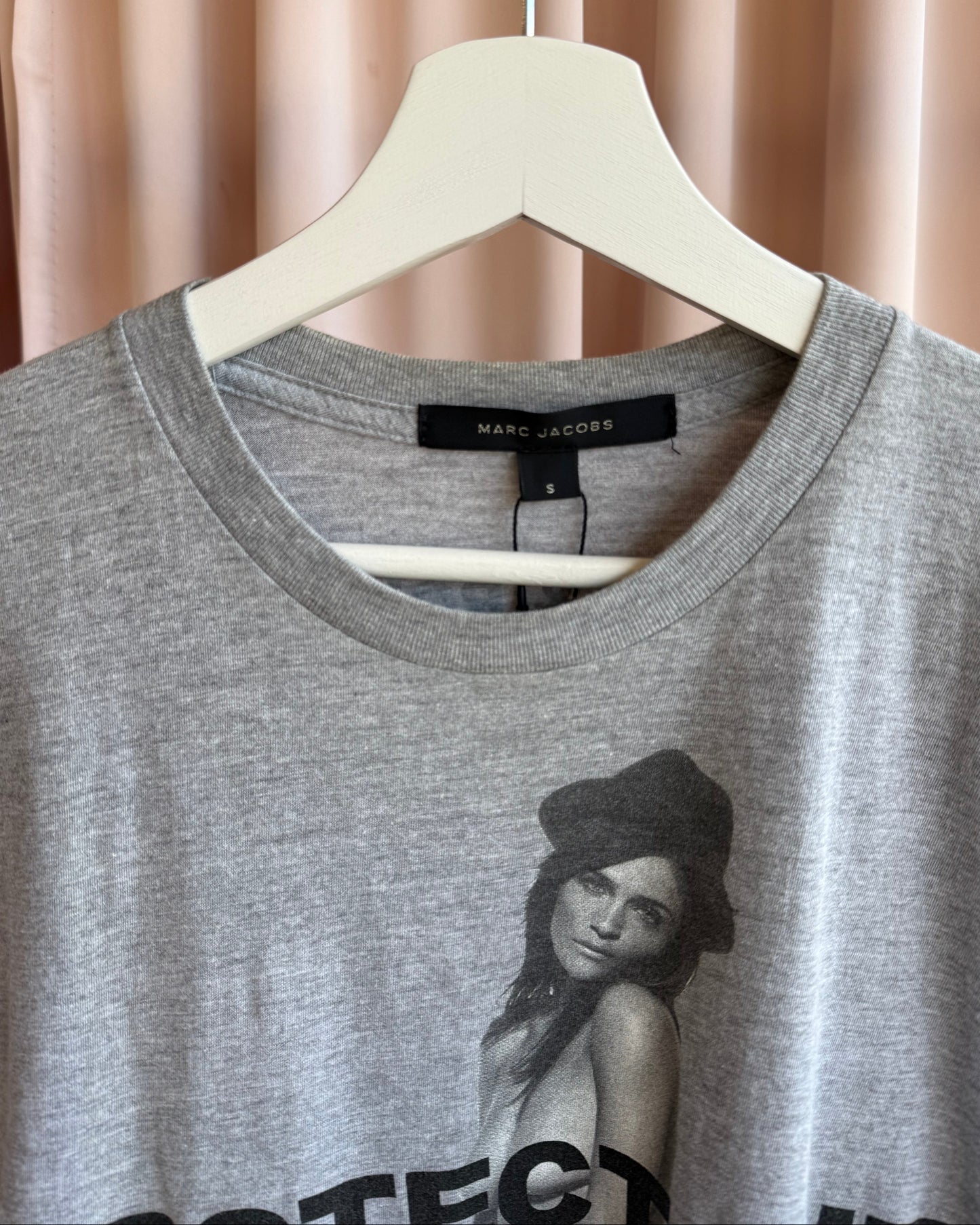 Marc Jacobs "Protect The Skin You're In" Helena Christensen T-Shirt