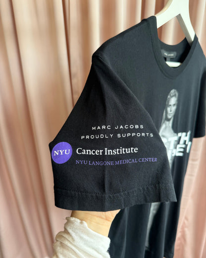 Marc Jacobs "Protect The Skin You're In" Heidi Klum Black T-Shirt