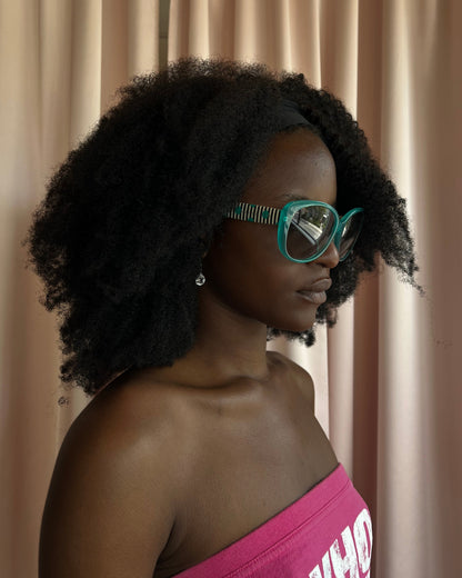 Marc by Marc Jacobs Teal Polka Dot Sunglasses