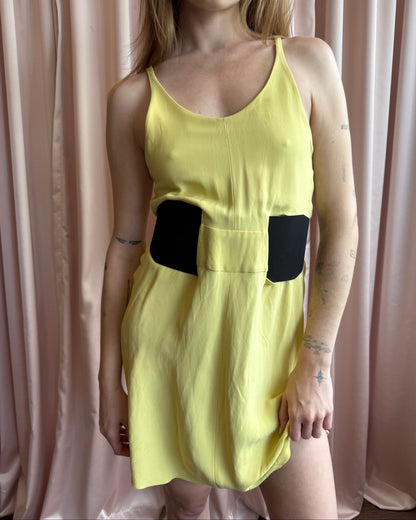 Balenciaga Resort 2013 by Ghesquière Belted Silk Blend Dress