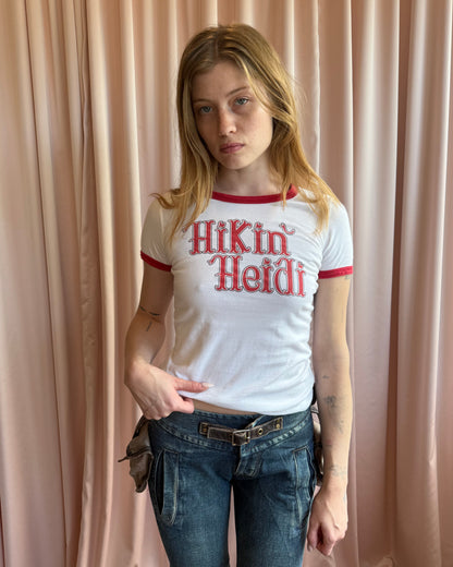 Dsquared² S/S 2004 Runway “Hikin' Heidi" Ringer T-Shirt