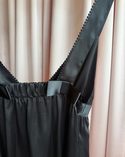 See by Chloé Black 100% Silk Camisole Top