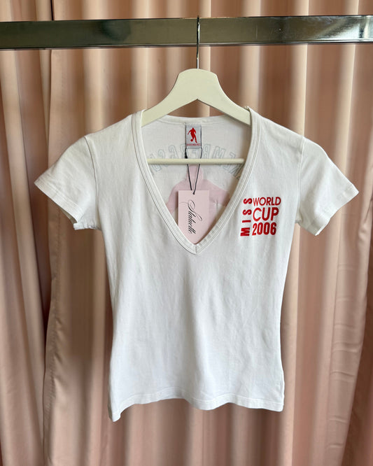 Bikkembergs "Miss World Cup 2006" V-Neck Top