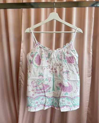 Junya Watanabe S/S 2003 Printed Cotton Tank Top