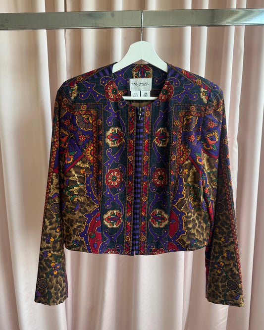Emanuel by Emanuel Ungaro Multicolour Leopard Printed Jacket