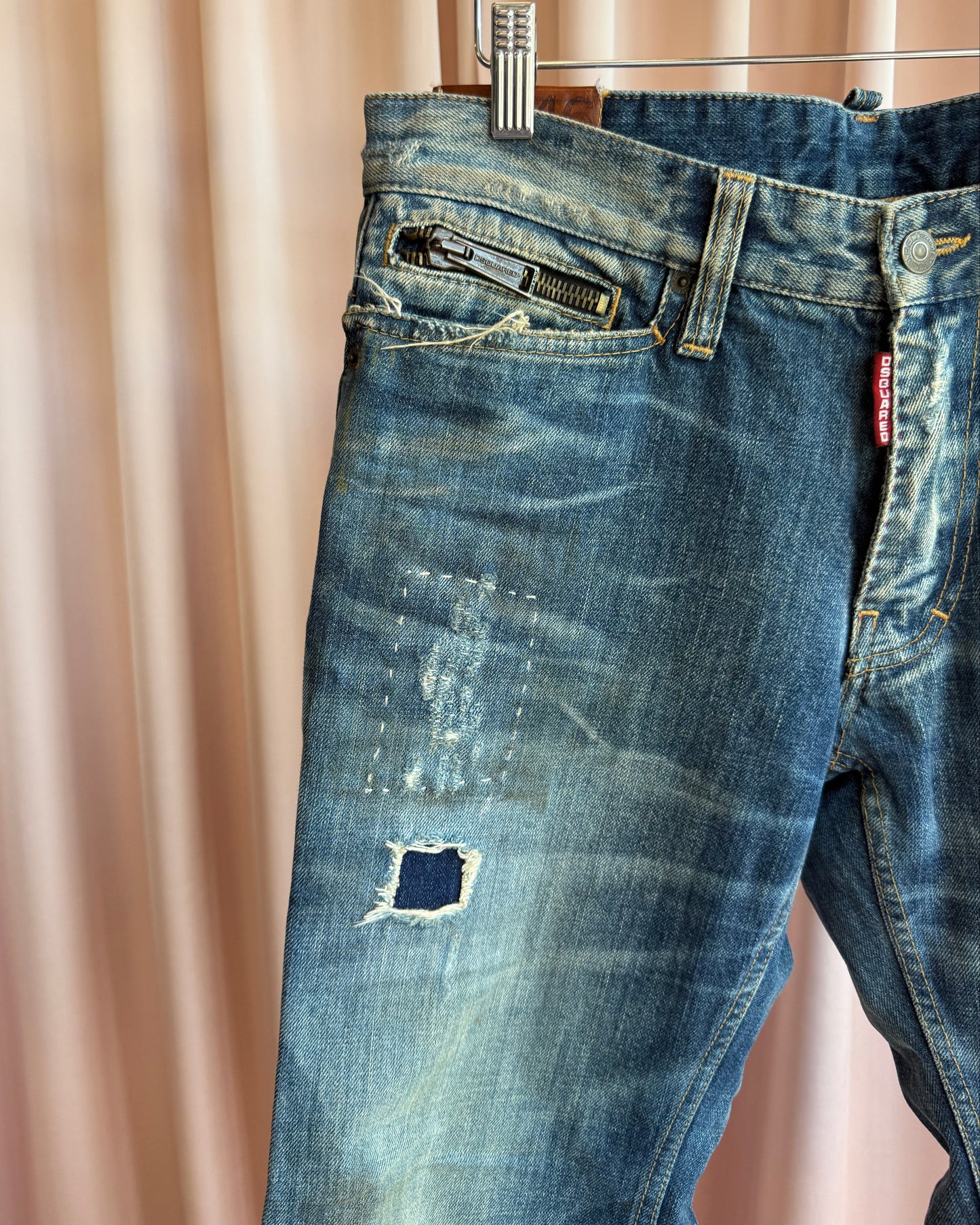 Dsquared² F/W 2007 Distressed Mud Wash Denim