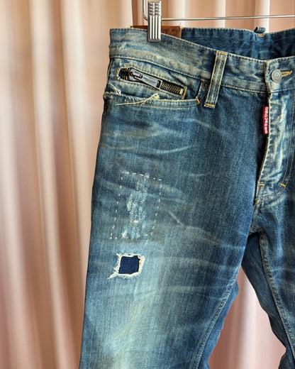 Dsquared² F/W 2007 Distressed Mud Wash Denim