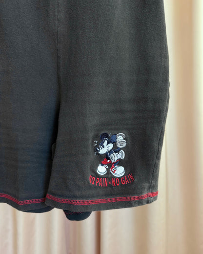 1990's Mickey Mouse Embroidered Workout Romper
