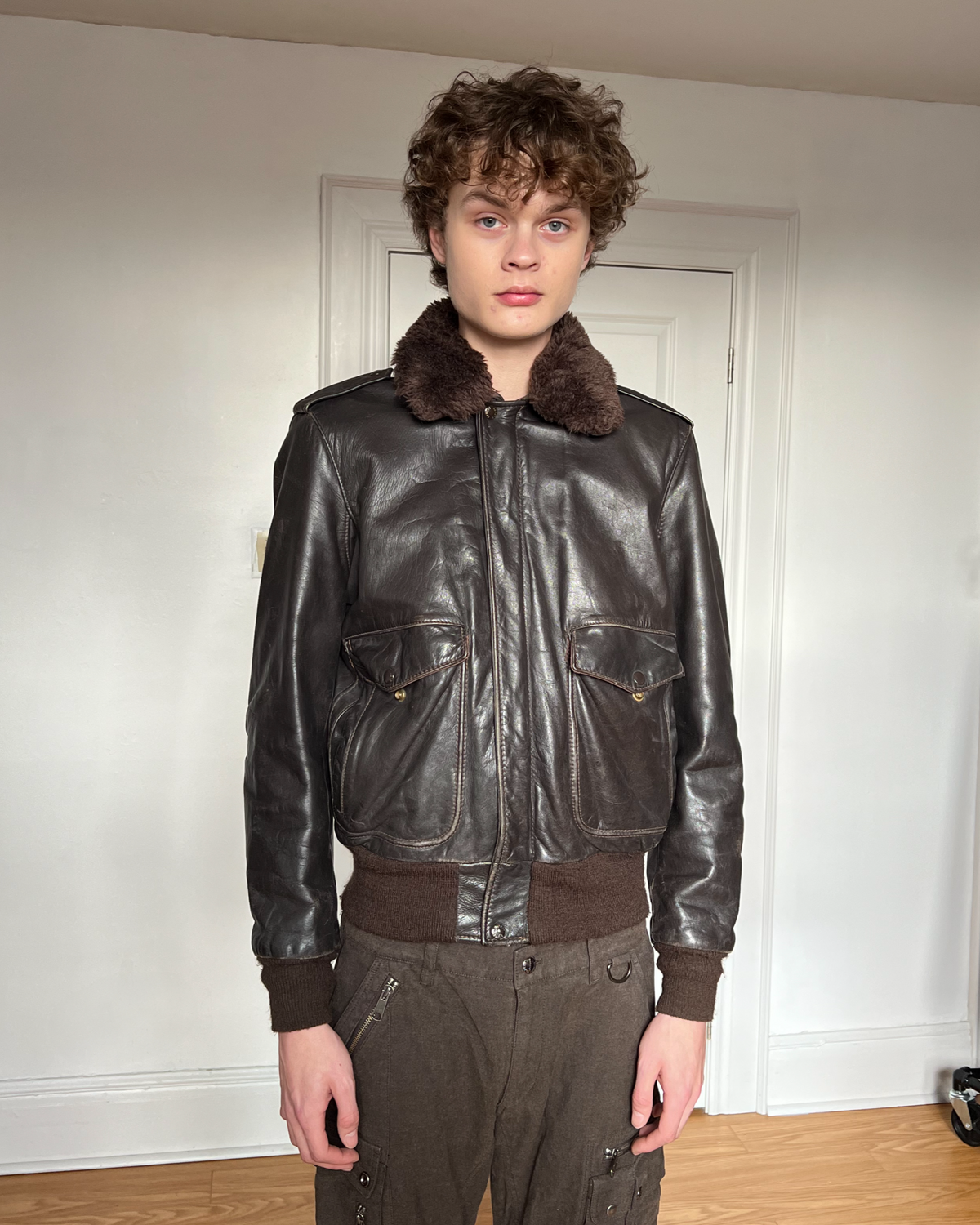 Vintage Schott G-1 Flight Aviator Jacket – King Lis